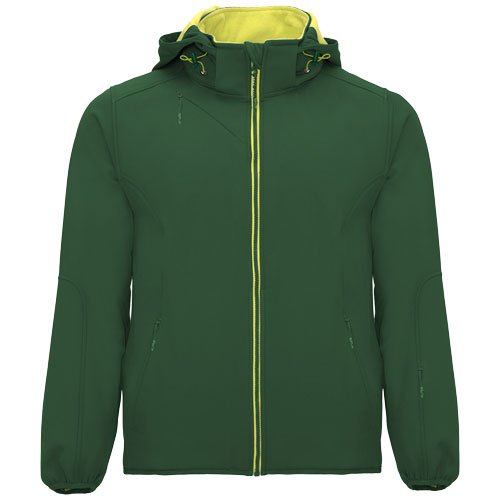 Veste softshell publicitaire unisexe Siberia ROLY Vert bouteille